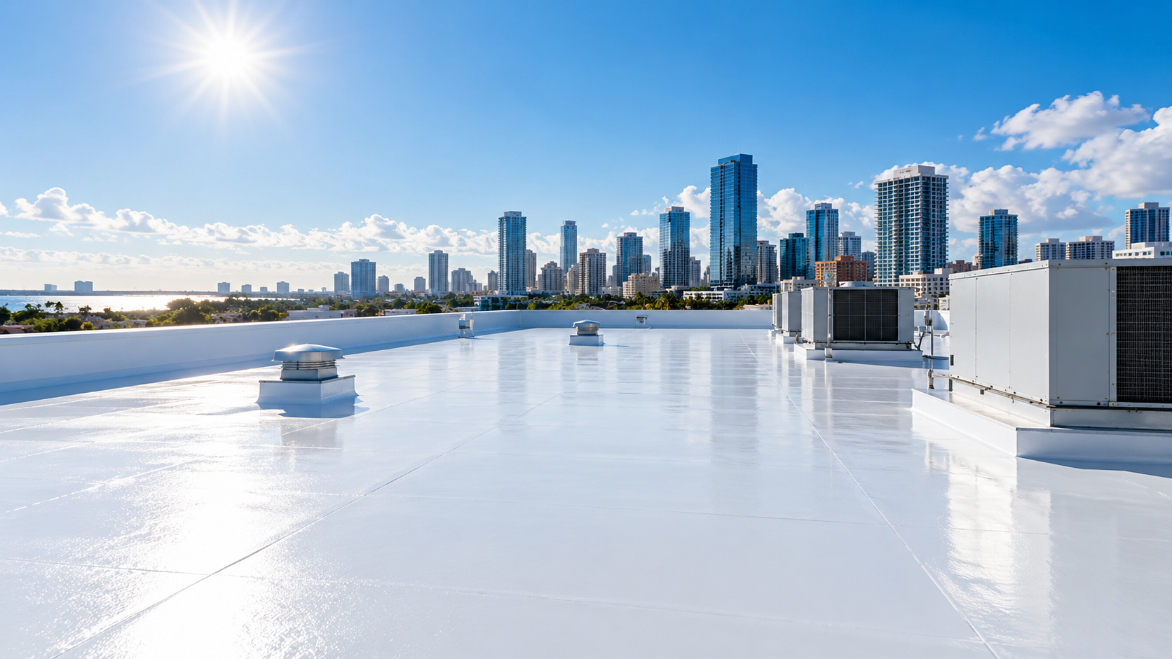Cool roof -katot and reflective coatings: what do they deliver?